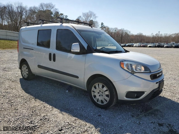 2021 Ram ProMaster City Cargo Van Tradesman SLT with VIN ZFBHRFBB2M6V31846, listed as a Copart auction lot 48958555 with 17,221 mi miles and Salvage Title. Bid and sale history available at carsss.com. Image 4.