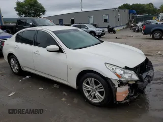 2015 Infiniti Q40 with VIN JN1CV6AR1FM521697, listed as a Copart auction lot 72340214 with 204,744 mi miles and Salvage Title. Bid and sale history available at carsss.com. Image 4.
