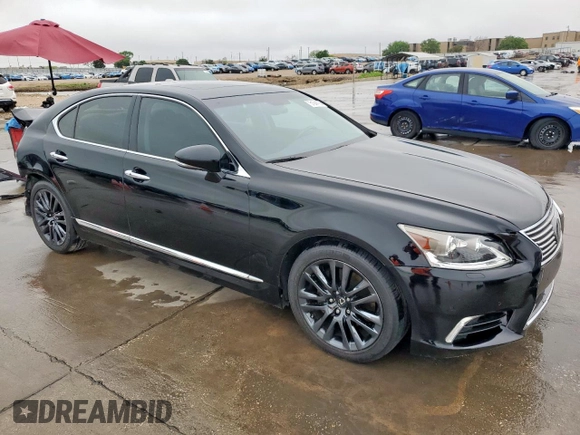 2017 Lexus LS with VIN JTHBL5EF0H5145689, listed as a Copart auction lot 51944735 with 55,904 mi miles and Salvage Title. Bid and sale history available at carsss.com. Image 4.