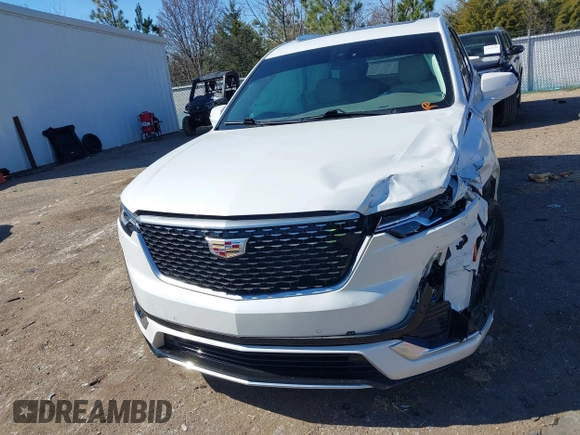 2022 Cadillac XT6 Premium Luxury with VIN 1GYKPCRS2NZ177625, listed as a IAAI auction lot 41646155 with 94,694 mi miles and . Bid and sale history available at DreamBid. Image 12.