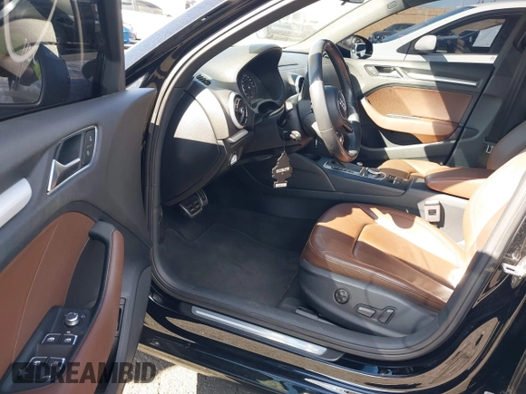 2018 Audi A3 Sedan Premium with VIN WAUAUGFF8J1041935, listed as a IAAI auction lot 41700356 with 44,611 mi miles. Bid and sale history available at carsss.com. Image 5.