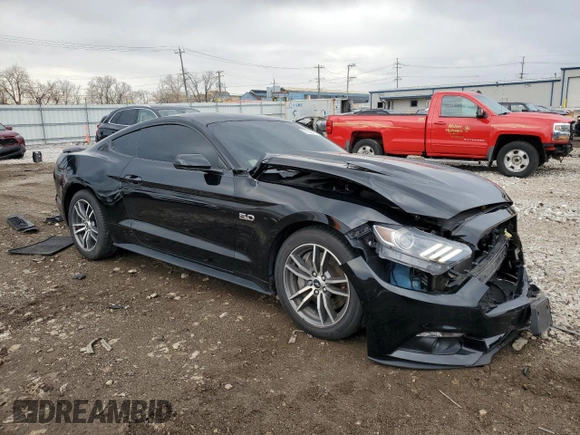 2017 Ford Mustang GT z VIN 1FA6P8CF0H5246359, wystawiony jako Copart lot #51156945 z przebiegiem 46 305 mil mil oraz Szkoda całkowita • Salvage title. Historia ofert i sprzedaży dostępna na DreamBid. Obrazek 4.