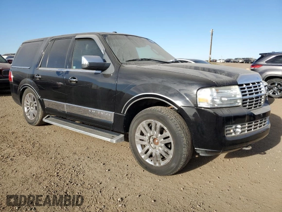 2009 Lincoln Navigator with VIN 5LMFU28519LJ00381, listed as a Copart auction lot 76010714 with 257,670 mi miles and Salvage title. Bid and sale history available at DreamBid. Image 4.