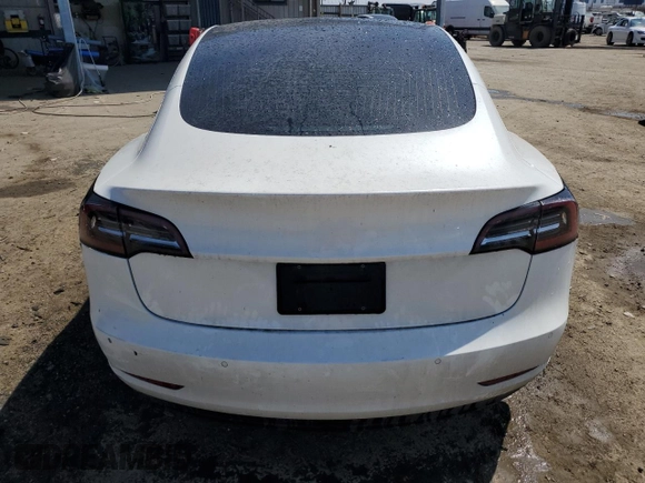 2019 Tesla Model 3 Mid Range with VIN 5YJ3E1EA0KF466585, listed as a Copart auction lot 50313695 with 70,703 mi miles and Salvage Title. Bid and sale history available at carsss.com. Image 6.