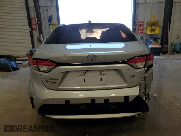 2022 Toyota Corolla LE with VIN JTDEPMAE0NJ198731, listed as a Copart auction lot 50868065 with 125,500 mi miles and Clean Title. Bid and sale history available at DreamBid. Image 6.