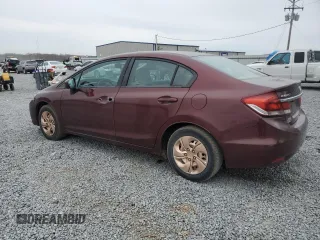 2014 Honda Civic Sedan LX with VIN 19XFB2F59EE056276, listed as a Copart auction lot 47921485 with 191,868 mi miles and Salvage Title. Bid and sale history available at carsss.com. Image 2.