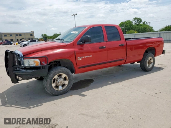 2005 Dodge 2500 SLT z VIN 3D7KS28C05G705032, wystawiony jako Copart lot #51546335 z przebiegiem 172 200 mil mil oraz Szkoda całkowita • Salvage title. Historia ofert i sprzedaży dostępna na DreamBid. Obrazek 1.