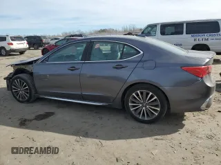 2018 Acura TLX Advance with VIN 19UUB3F7XJA006760, listed as a Copart auction lot 43047455 with 30,299 mi miles and Salvage title. Bid and sale history available at DreamBid. Image 2.