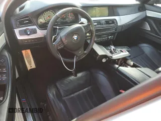 2013 BMW M5 with VIN WBSFV9C56DD096389, listed as a Copart auction lot 44951815 with 123,256 mi miles and Salvage Title. Bid and sale history available at carsss.com. Image 8.