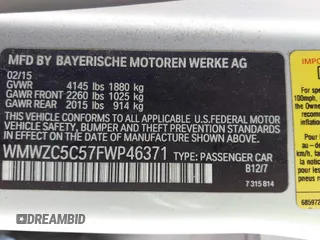 2015 MINI Countryman S z VIN WMWZC5C57FWP46371, wystawiony jako IAAI lot #42214115 z przebiegiem 87 234 mil mil oraz . Historia ofert i sprzedaży dostępna na DreamBid. Obrazek 9.