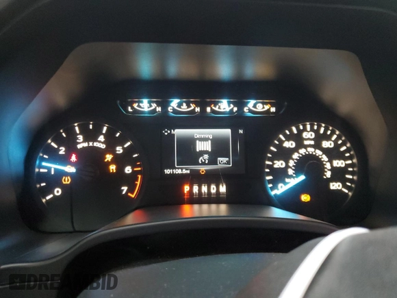 2020 Ford F-150 XL with VIN 1FTEW1C57LKE70956, listed as a Copart auction lot 50637584 with 101,108 mi miles and Salvage Title. Bid and sale history available at carsss.com. Image 9.
