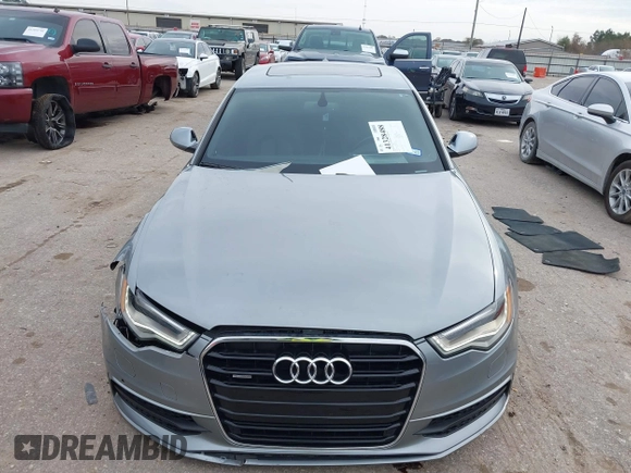 2015 Audi A6 3.0T Premium Plus with VIN WAUFGAFC9FN047047, listed as a IAAI auction lot 41328488 with 83,840 mi miles. Bid and sale history available at carsss.com. Image 12.