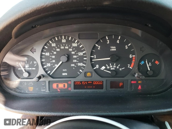 2000 BMW 3 Series 323i with VIN WBAAM334XYFP71435, listed as a Copart auction lot 69634204 with 95,154 mi miles and Clean Title. Bid and sale history available at carsss.com. Image 9.