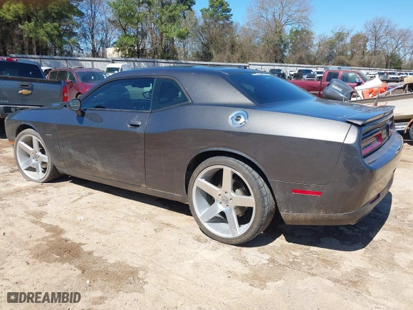 2015 Dodge Challenger R/T with VIN 2C3CDZAT2FH710640, listed as a IAAI auction lot 41753742 with 159,507 mi miles. Bid and sale history available at carsss.com. Image 3.