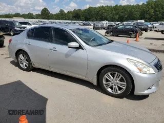 2012 Infiniti G25 Journey with VIN JN1DV6AP5CM812444, listed as a Copart auction lot 72646804 with 163,538 mi miles and Clean Title. Bid and sale history available at carsss.com. Image 4.