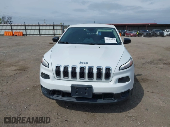 2016 Jeep Cherokee Sport with VIN 1C4PJMAB1GW218412, listed as a IAAI auction lot 41909027 with 167,206 mi miles. Bid and sale history available at carsss.com. Image 13.