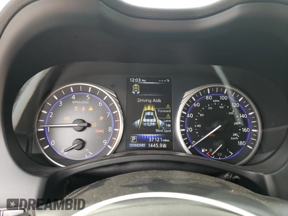 2017 Infiniti Q60 Red Sport 400 with VIN JN1FV7EK4HM610568, listed as a Copart auction lot 68571684 with 37,121 mi miles and Salvage Title. Bid and sale history available at carsss.com. Image 9.