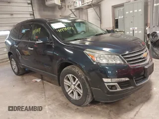 2015 Chevrolet Traverse LT z VIN 1GNKRHKD7FJ370045, wystawiony jako IAAI lot #41939074 z przebiegiem 88 378 mil mil oraz . Historia ofert i sprzedaży dostępna na DreamBid. Obrazek 1.