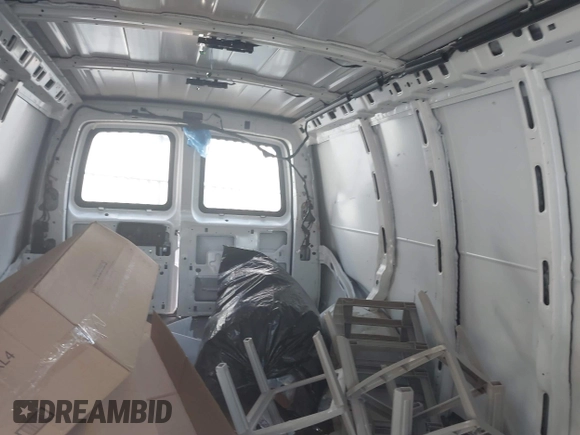 2020 Chevrolet Express Cargo with VIN 1GCWGAFPXL1145075, listed as a IAAI auction lot 41215528 with 115,466 mi miles and . Bid and sale history available at DreamBid. Image 8.