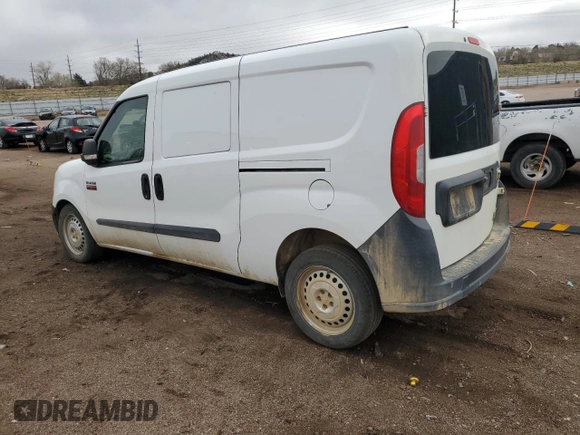 2017 Ram ProMaster City Cargo Van Tradesman with VIN ZFBERFAB6H6E72328, listed as a Copart auction lot 51162775 with 169,253 mi miles and Salvage Title. Bid and sale history available at carsss.com. Image 2.