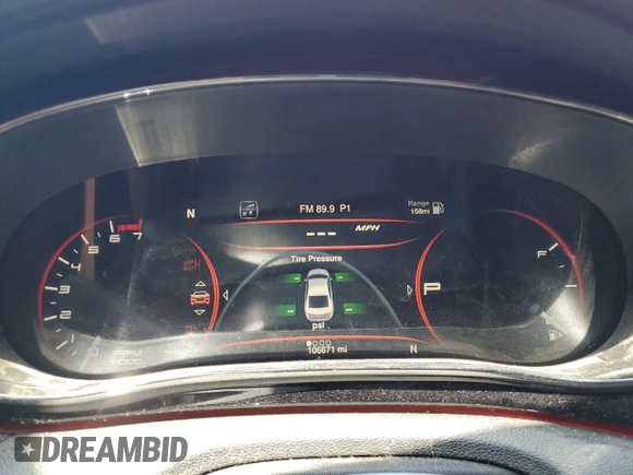 2015 Dodge Dart GT with VIN 1C3CDFEB4FD200285, listed as a Copart auction lot 60419325 with 106,671 mi miles and Clean title. Bid and sale history available at DreamBid. Image 9.