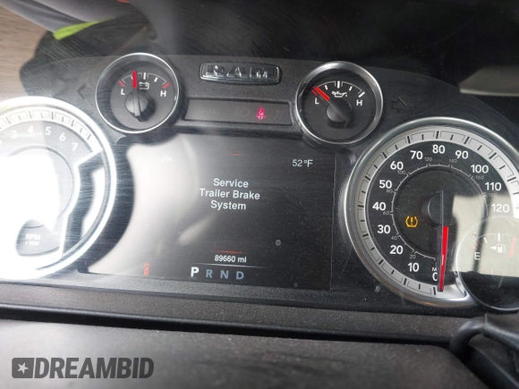 2019 Ram 1500 Classic Warlock with VIN 1C6RR6GG2KS695034, listed as a IAAI auction lot 41403297 with 89,660 mi miles. Bid and sale history available at carsss.com. Image 7.