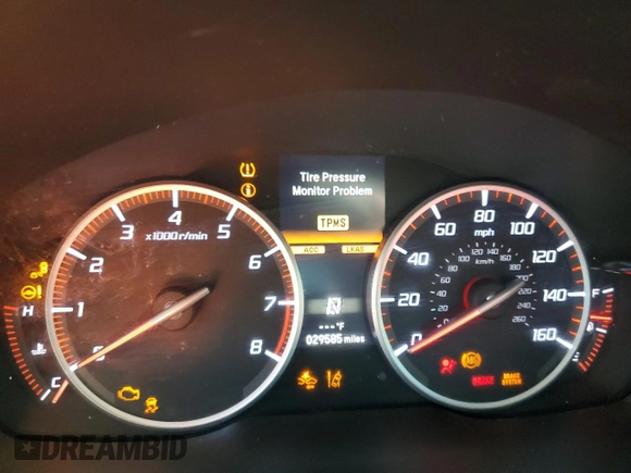 2022 Acura ILX w/Premium/A-Spec Package with VIN 19UDE2F81NA005836, listed as a Copart auction lot 47170255 with 29,585 mi miles and Salvage Title. Bid and sale history available at carsss.com. Image 9.