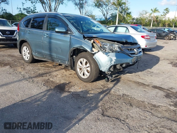 2013 Honda CR-V EX-L with VIN 5J6RM3H73DL043017, listed as a IAAI auction lot 41887014 with 93,072 mi miles and . Bid and sale history available at DreamBid. Image 1.