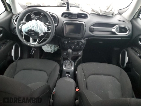 2021 Jeep Renegade Sport with VIN ZACNJDAB4MPM11800, listed as a Copart auction lot 44103615 with 54,027 mi miles and Salvage title. Bid and sale history available at DreamBid. Image 8.