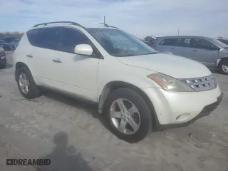2005 Nissan Murano SL with VIN JN8AZ08T25W302469, listed as a Copart auction lot 43397395 with 263,136 mi miles and Clean Title. Bid and sale history available at carsss.com. Image 4.