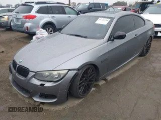 2011 BMW 3 Series 335is with VIN WBAKG1C52BE599455, listed as a IAAI auction lot 41724159 with 121,570 mi miles and . Bid and sale history available at carsss.com. Image 18.