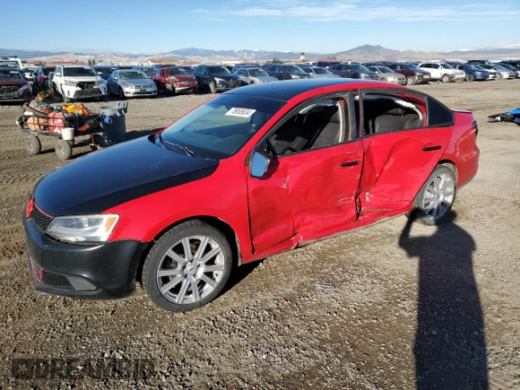 2012 Volkswagen Jetta SE with VIN 3VWDX7AJ4CM451864, listed as a Copart auction lot 78955634 with 139,369 mi miles and Salvage title. Bid and sale history available at DreamBid. Image 1.