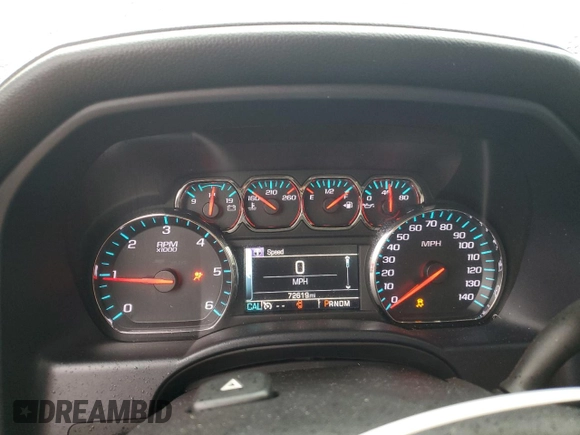 2015 Chevrolet Silverado 1500 LTZ with VIN 1GCVKSEC4FZ174074, listed as a Copart auction lot 81199614 with 72,619 mi miles and Salvage Title. Bid and sale history available at carsss.com. Image 9.