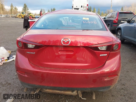 2015 Mazda 3 i SV with VIN JM1BM1T70F1222049, listed as a IAAI auction lot 41308957 with Not Provided miles. Bid and sale history available at carsss.com. Image 16.