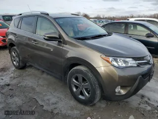 2015 Toyota RAV4 XLE with VIN JTMWFREV5FD068913, listed as a Copart auction lot 89011615 with 106,169 mi miles and Salvage Title. Bid and sale history available at carsss.com. Image 4.