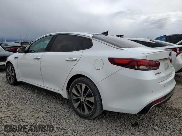 2016 Kia Optima SX Turbo with VIN 5XXGW4L22GG050019, listed as a Copart auction lot 48939805 with Not Provided miles and Salvage Title. Bid and sale history available at carsss.com. Image 2.