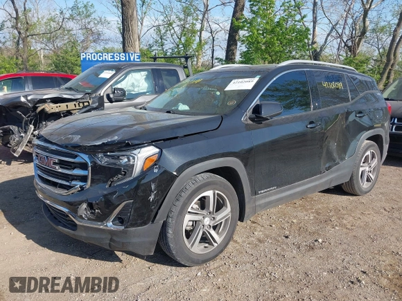 2020 GMC Terrain SLT with VIN 3GKALPEV1LL343386, listed as a IAAI auction lot 42102089 with 38,632 mi miles and . Bid and sale history available at DreamBid. Image 6.