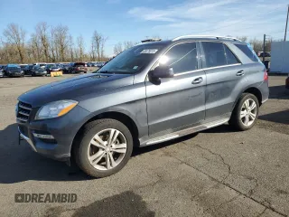 2015 Mercedes-Benz M with VIN 4JGDA5HB5FA564498, listed as a Copart auction lot 46475015 with 98,031 mi miles and Salvage Title. Bid and sale history available at carsss.com. Image 1.