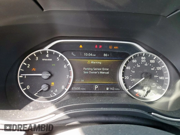 2016 Nissan Maxima S with VIN 1N4AA6AP5GC408105, listed as a Copart auction lot 59423595 with 97,608 mi miles and Salvage title. Bid and sale history available at DreamBid. Image 9.