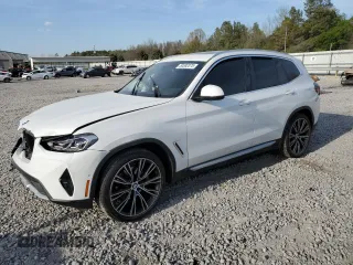 2024 BMW X3 sDrive30i z VIN WBX47DP0XRN312162, wystawiony jako Copart lot #50592375 z przebiegiem Nie podano mil oraz Szkoda całkowita • Salvage title. Historia ofert i sprzedaży dostępna na DreamBid. Obrazek 1.