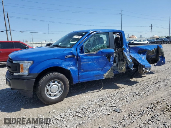 2018 Ford F-150 XL with VIN 1FTEX1EB9JKC29431, listed as a Copart auction lot 51161805 with 156,544 mi miles and Salvage Title. Bid and sale history available at carsss.com. Image 1.