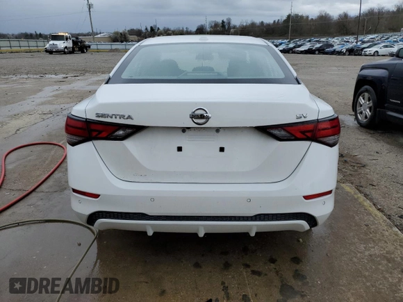 2022 Nissan Sentra SV with VIN 3N1AB8CV1NY262629, listed as a Copart auction lot 49256945 with 84,528 mi miles and Salvage Title. Bid and sale history available at carsss.com. Image 6.