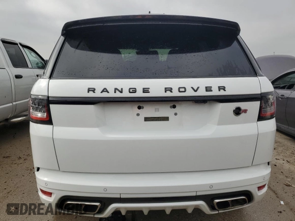2020 Land Rover Range Rover Sport SVR with VIN SALWZ2RE4LA740250, listed as a Copart auction lot 50331744 with 81,420 mi miles and Clean Title. Bid and sale history available at carsss.com. Image 6.