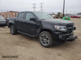 2021 Chevrolet Colorado 4WD Work Truck with VIN 1GCGTBENXM1188273, listed as a Copart auction lot 44998455 with 50,710 mi miles and Salvage Title. Bid and sale history available at carsss.com. Image 4.