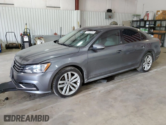 2019 Volkswagen Passat 2.0T Wolfsburg Edition with VIN 1VWLA7A37KC009711, listed as a Copart auction lot 51606335 with 129,030 mi miles and Salvage Title. Bid and sale history available at carsss.com. Image 1.