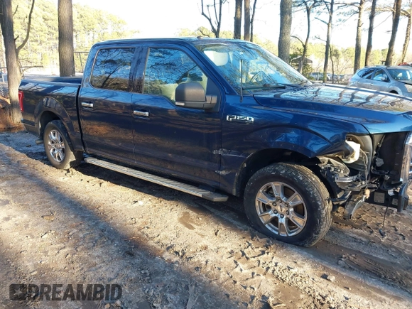 2017 Ford F-150 XL with VIN 1FTEW1CF0HFC11119, listed as a IAAI auction lot 41600880 with 118,466 mi miles. Bid and sale history available at carsss.com. Image 1.