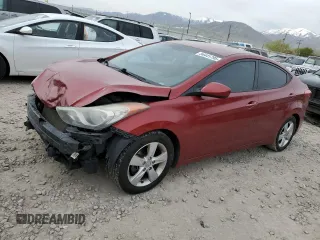 2013 Hyundai Elantra Limited with VIN 5NPDH4AE4DH347125, listed as a Copart auction lot 54441795 with 172,746 mi miles and Salvage Title. Bid and sale history available at DreamBid. Image 1.