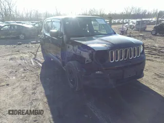 2018 Jeep Renegade Sport с VIN ZACCJBAH5JPH40598, выставлен на аукционе IAAI как лот 41728681 с пробегом 147 221 миль миль и . История ставок и продаж доступна на DreamBid. Изображение 1.