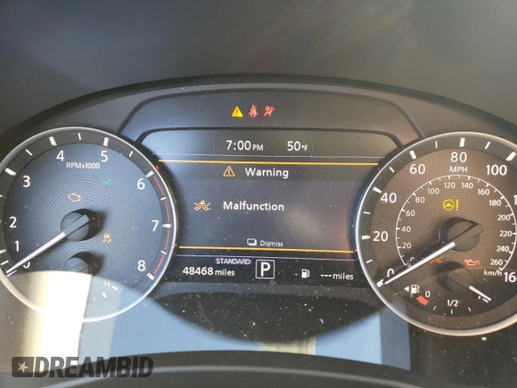 2019 Infiniti QX50 LUXE with VIN 3PCAJ5M3XKF140449, listed as a Copart auction lot 66702012 with 48,468 mi miles. Bid and sale history available at carsss.com. Image 8.