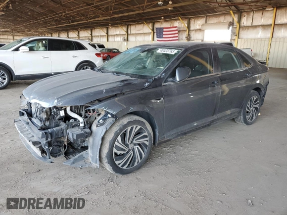 2021 Volkswagen Jetta SEL with VIN 3VWE57BU5MM030871, listed as a Copart auction lot 48423765 with 67,387 mi miles and Salvage title. Bid and sale history available at DreamBid. Image 1.